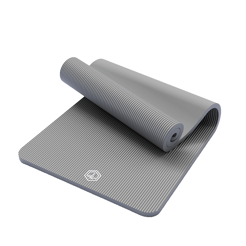 Made in Tokyo, yoga mat, fitness mat, men's non-slip professional yoga mat, sports thickened and lengthened 2 meters, shock-absorbing, soundproofing, aerobics mat gray