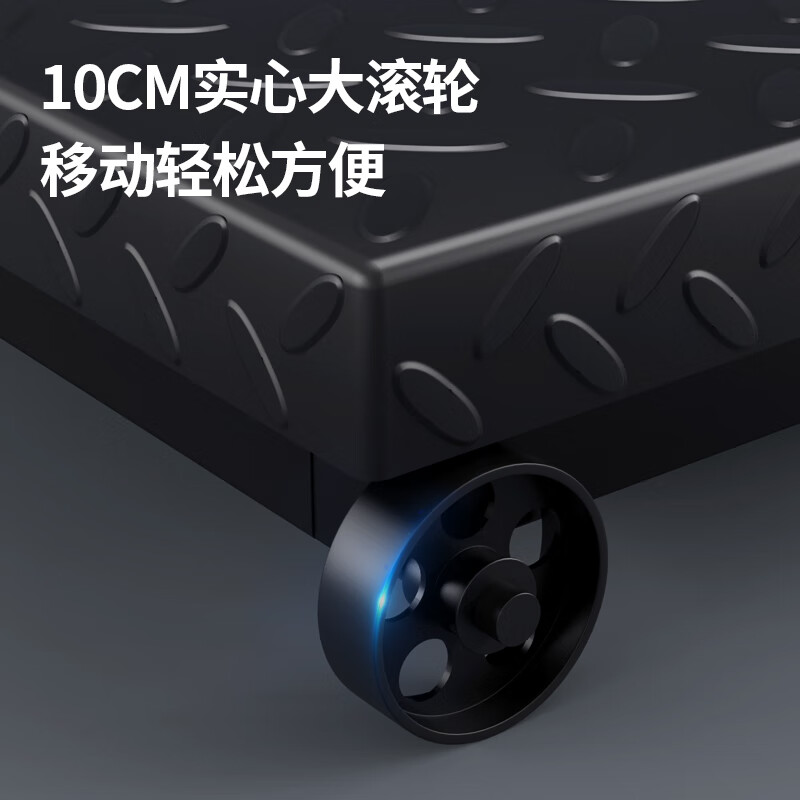 Wheeled 500kg electronic scale commercial large scale 600kg accurate weighing 300kg high-precision floor scale 200 wheeled 500kg steel button black letter 45*60 three-hole charging