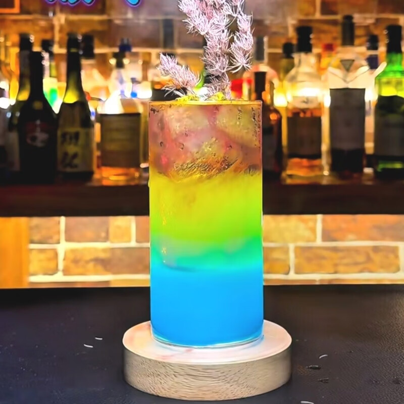 Meikejie Japanese straight cup Colin cup cocktail cup highball highball cup Long Island ice tea glass long drinking cup long wine glass Colin cup - round 65x150 420ml