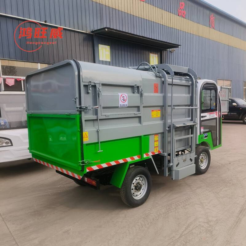 Electric kitchen waste garbage truck hanging bucket self-loading and unloading swill recycling garbage transfer community environmentally friendly garbage transport truck Customized deposit Pay the balance before delivery Complete models Consult customer service 3