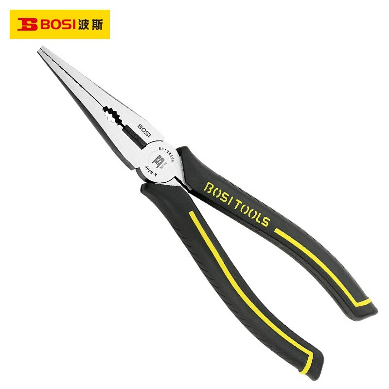 BOSI King of Pliers series needle nose pliers labor-saving needle nose pliers multifunctional needle nose pliers wire cutter 8 inches BS199298