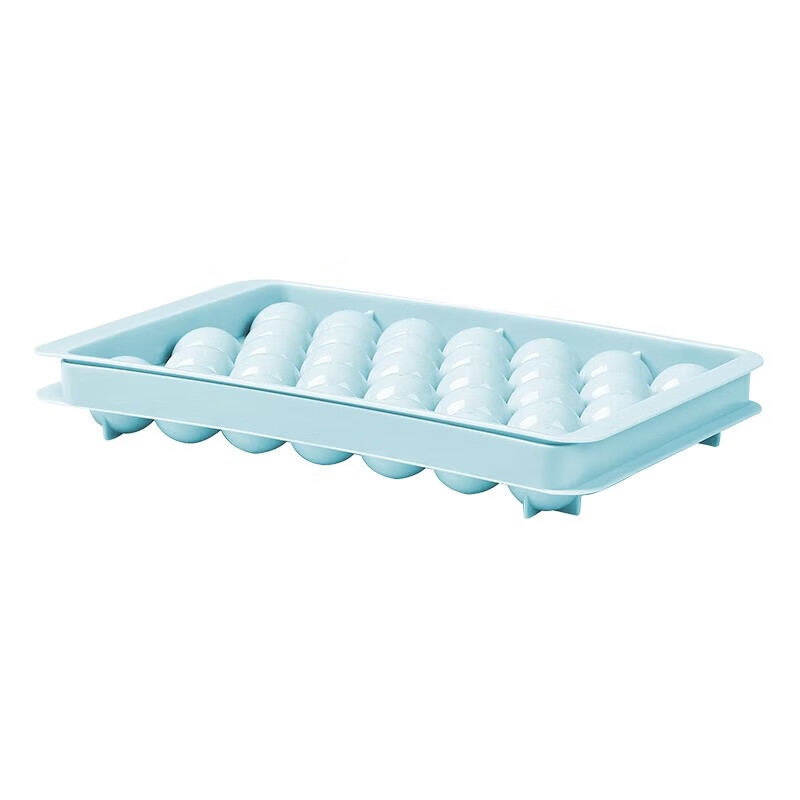 5 yuan, 5 pieces, homemade ice cube mold, food grade spherical ice tray, frozen ice cube artifact, creative refrigerator ice box, 33 ball ice box, 2 pack, random color