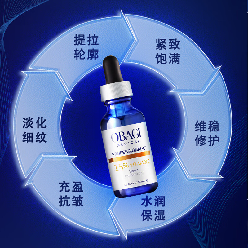 Obagi Second Generation VC Firming Repair Essence Blue Bottle Left VC 15% 12.5ml New Year Gift