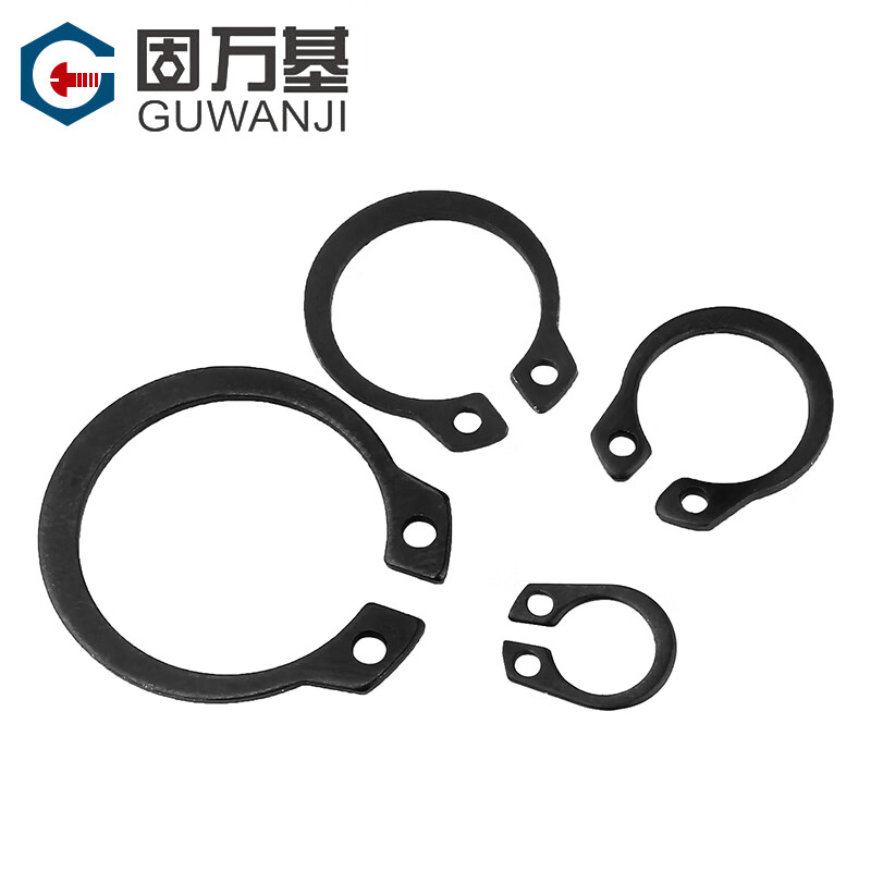 Guwan base shaft circlip spring retaining ring buckle C-type circlip shaft card external shaft circlip bearing 65MN manganese GB894 12 (200 pieces) 65 Meng
