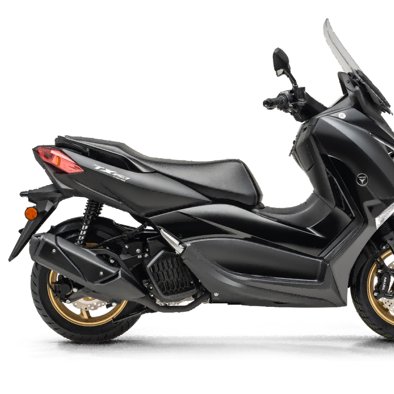 Tianying TX150 scooter fuel motorcycle, comfortable and recommended for beginners on long-distance motorcycle travel, 25 models in matte black, 12 interest-free periods