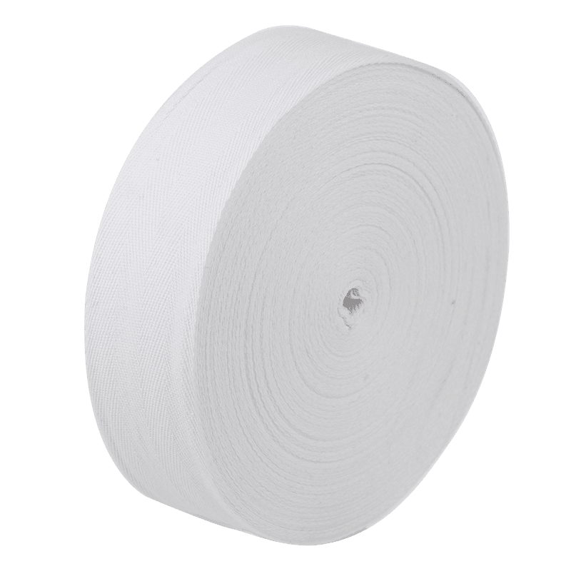 Herringbone belt bleached 1cm-5cm pure cotton cloth strap binding wide cloth strip hemming fabric webbing accessories 40mm 45 meters