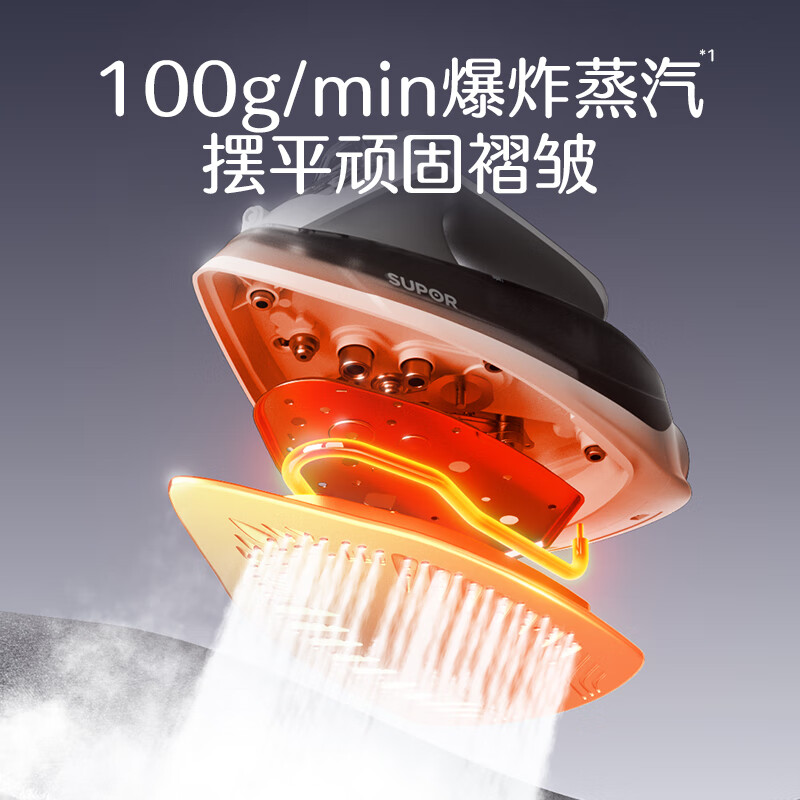 SUPOR electric iron wireless wired two-in-one handheld garment ironing machine 2000W high power wet and dry ironing machine gift group purchase SJ-Y61A