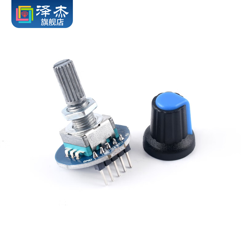 Zejie rotary encoder module with screen 360-degree encoding FOR module potentiometer digital pulse output long/short handle FOR ARDUINO encoding module