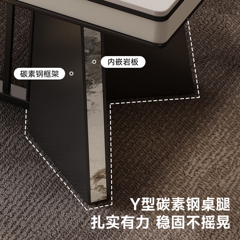 Shangwu Zhimei Slate Tea Table Tea Table Kettle Integrated Table Office Home Tea Table Modern Simple 2025 New CX-V66