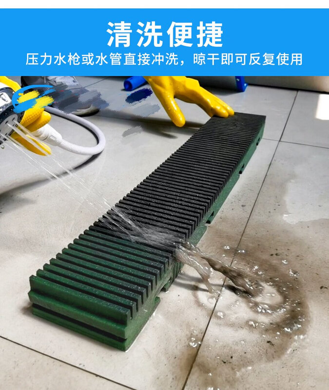 Shopping mall supermarket escalator brush elevator cleaning brush escalator cleaning artifact escalator facade cleaning 25cm facade escalator brush (II type) set