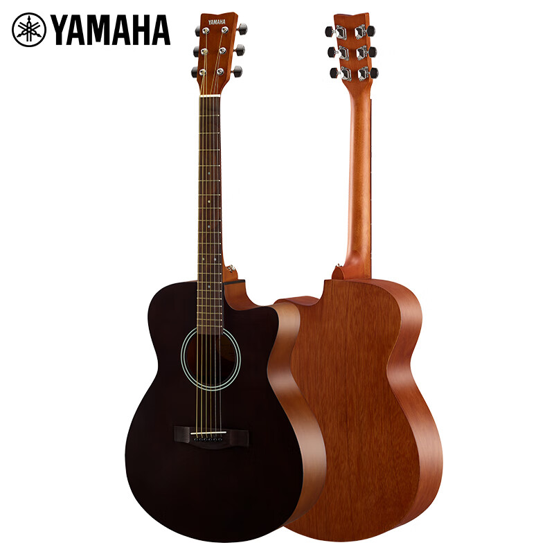 Yamaha (YAMAHA) FS400CSMB acoustic spruce beginners entry-level folk cutaway guitar 40 inches smoked black matte
