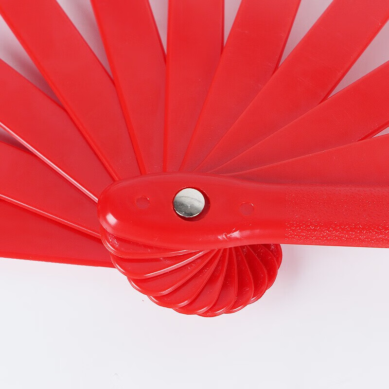 Extreme space folding fan Kung Fu fan martial arts performance dance fan birthday gift Chinese style one-foot red Tai Chi fan