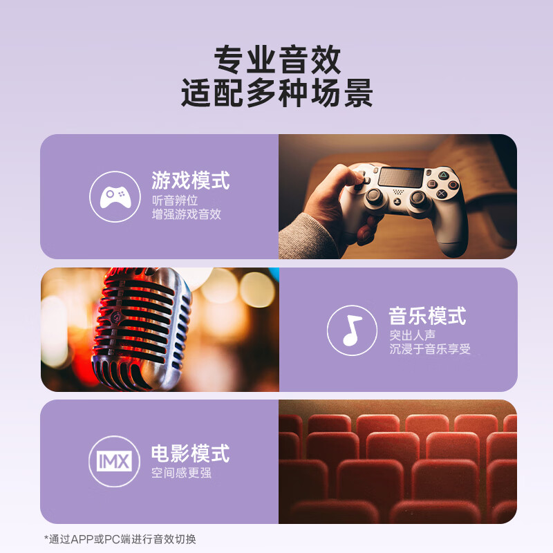 Edifier Halo SoundBar desktop audio speaker home desktop computer game audio long wired speaker Bluetooth 5.4RGB light effect high fidelity phantom purple