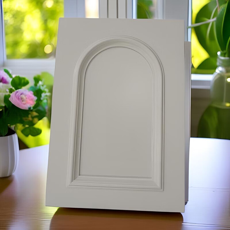 Xiwei furniture solid wood cabinet door French American cabinet wardrobe door panel customized water-based paint pure solid wood log cabinet door panel customized