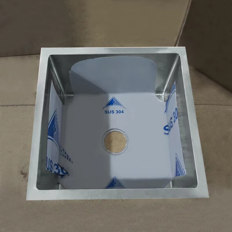 FANCYCHIC thickened/stainless steel sink star basin kitchen hand-flanged undercounter basin commercial sink 201 stainless steel standard 1.2 solid thickness 0.95 inner length 35*width 35*depth 28 outside + flange 2 cm