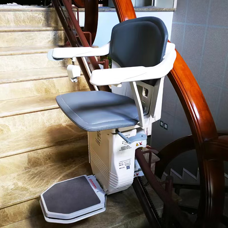 Kezitu chair elevator stair climbing artifact for the elderly to go up and down the stairs curved seat stairs electric lift chair stair climbing machine second floor curved seat elevator deposit 18m 30*30