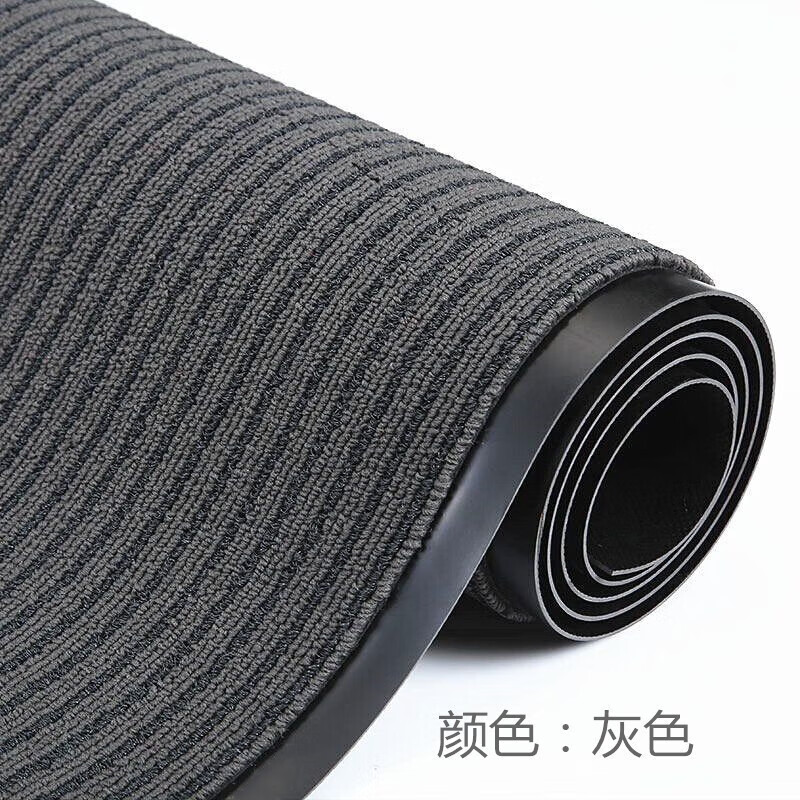 Xinyajie Floor Mat Company Gate Hotel Entrance Welcome Villa Entry Door Mat Office Commercial Customized Anti-slip Water Absorbent Dust Removal Foot Mat 4200 Type Gray Anti-Slip Water Absorbent Dust Removal Three-in-One 150*300cm