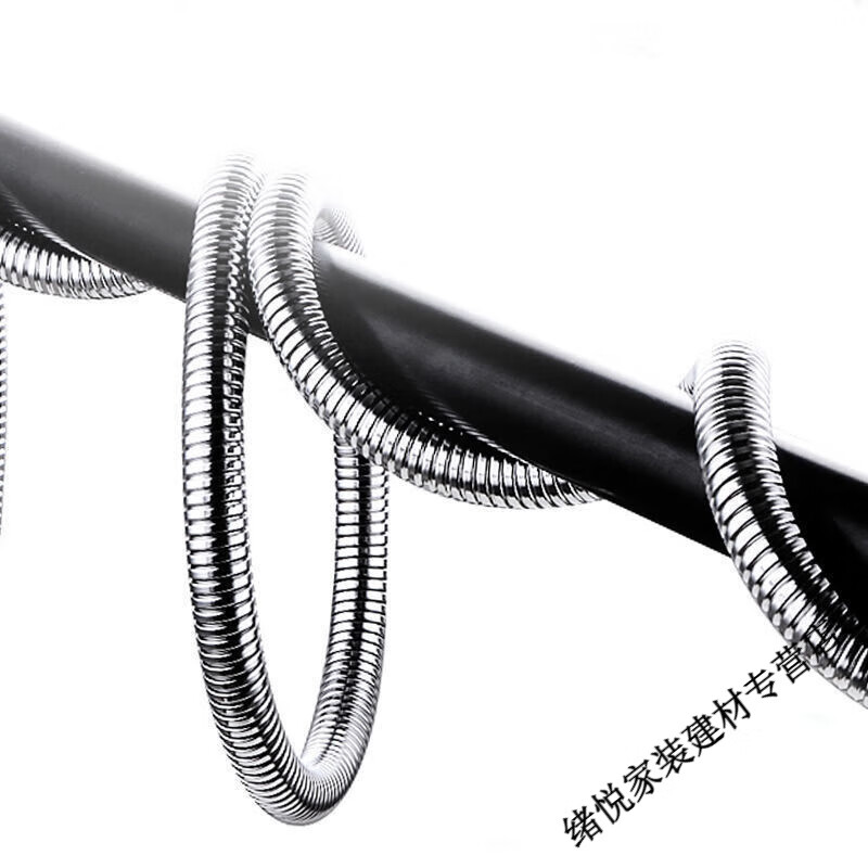 Yaotian shower hose 1.5/2/2.5 meters encrypted explosion-proof shower hose water heater bathroom shower head thickened explosion-proof pipe 3 meters single hose