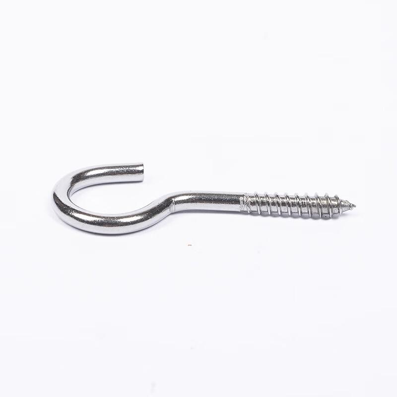 Duzun 304 stainless steel sheep's eye self-tapping screw eye screw with loop hook type ring hand screw M3 4 5mm M5 (sheep's eye self-tapping ring type) 2 pieces