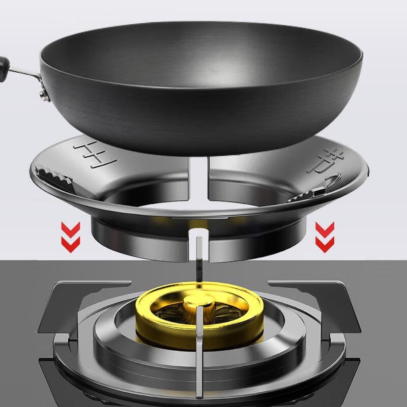 WCZ German high-end gas stove windshield bracket, windproof fire hood, energy-saving windshield, universal gas stove, fireproof hood, upgraded five-claw universal (2 pieces)