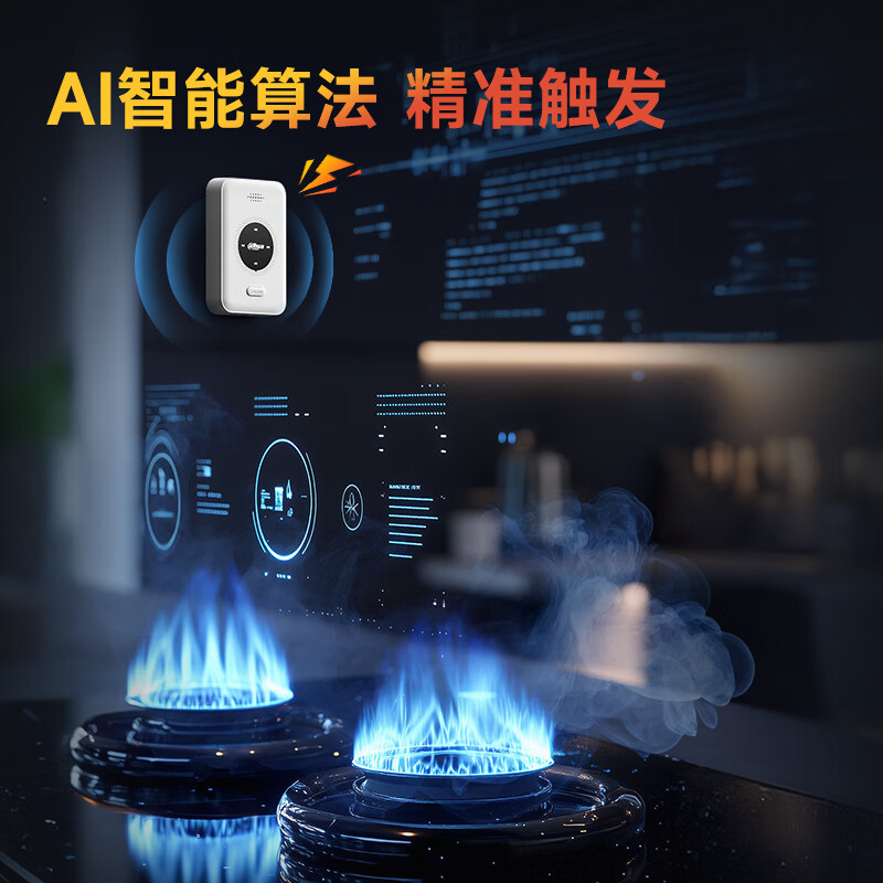 Dahua Gas natural gas leak alarm gas alarm catering kitchen fire 3c certification national supplement linkage closing valve independent household combustible gas alarm national subsidy GA20A