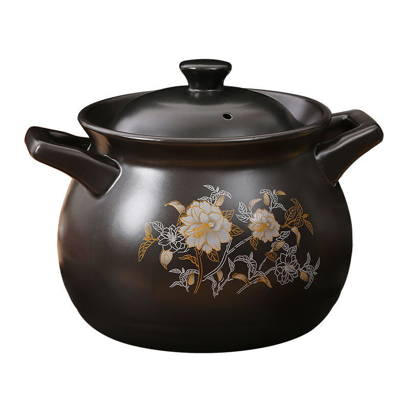 GIOIO Large Soup Casserole Stew Pot Chicken Stew Special Pot Ceramic Soup Gas Stove Household Gas Soup Casserole Anti-Dry Burning 1500ml Will Not Crack with Dry Burning - Small 1500ml