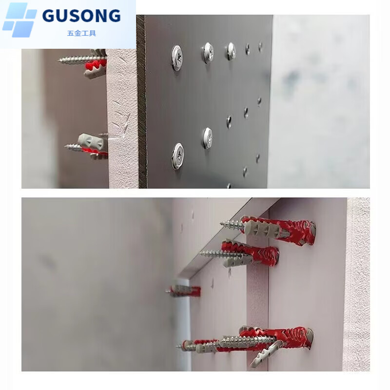 FANCYCHIC expansion screw TV cabinet bracket wall cabinet gypsum board hollow brick wall special expansion tube bolt extension rod 8*80 cross head screws 100 sets