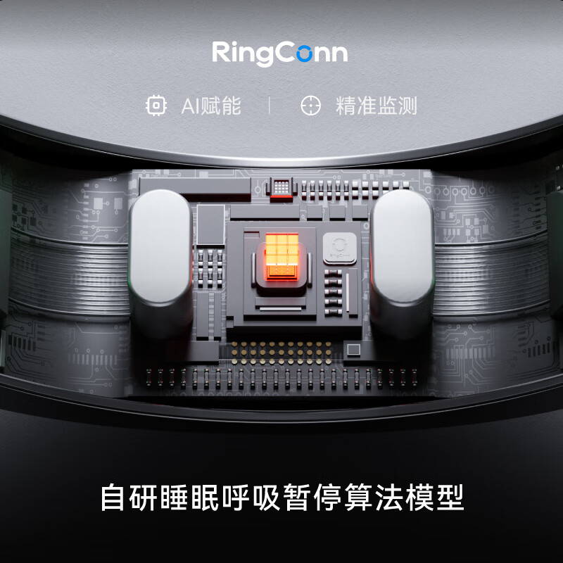 RingConn Gen 2 Smart Ring Sleep Apnea Monitoring Heart Rate Variation Blood Oxygen Women’s Menstrual Period Prediction Health Guidance 12 Days Long Battery Life Matte Black No. 12