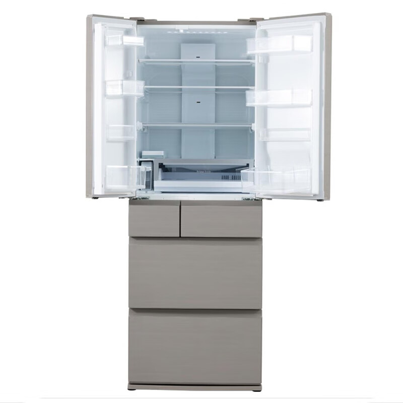 Panasonic (Panasonic) Japan imported 589 liter French multi-door refrigerator household six-door smart Nanoyi sterilization automatic ice making -3 micro-freezing freshness NR-F601XT-C5