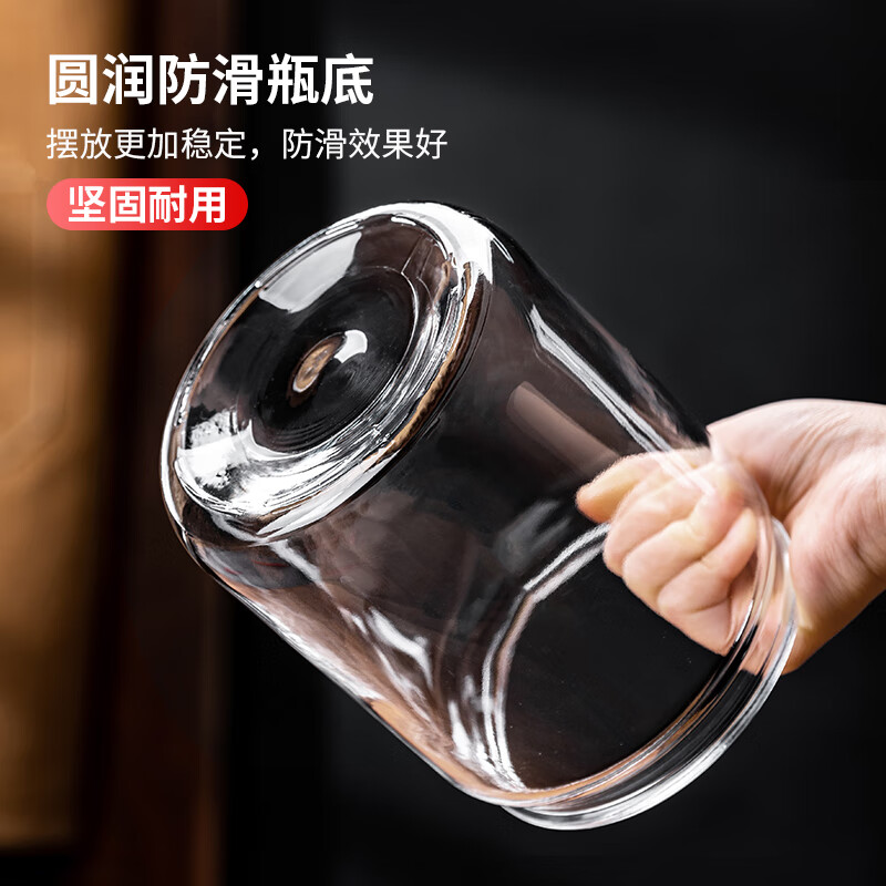 Han Chang quality pickle jar pickle jar household glass sealed jar pickle jar sauerkraut pickle storage jar upgraded thickened fresh lock 3 catties 1.5L