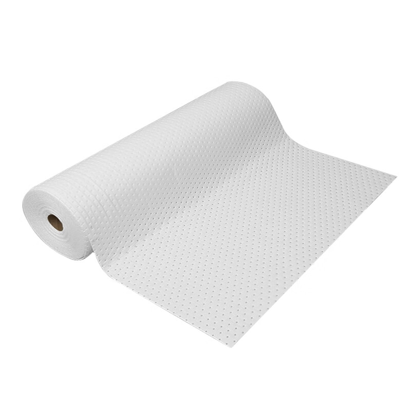 Aigujie industrial oil-absorbing cotton roll chemical absorbing cotton emergency oil-absorbing felt marine gas station oil-absorbing blanket factory workshop non-absorbent absorbent cotton pad 40cm*50m*3mm/roll oil