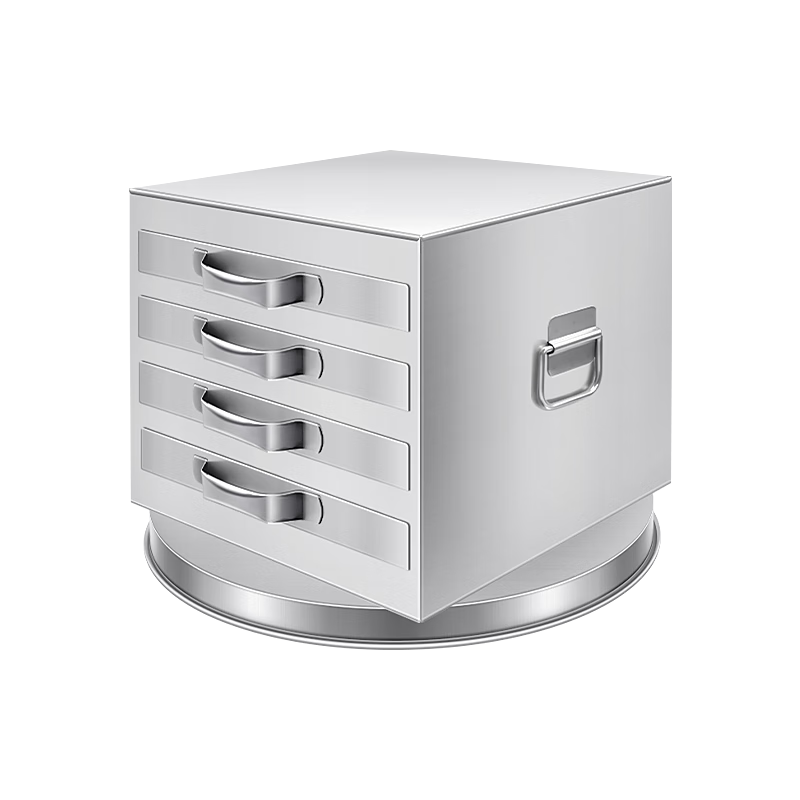 Guangdong rice roll steaming box commercial steaming cabinet 304 drawer stainless steel Guangdong rice roll steaming tray rice roll energy-saving stove stall 304 steaming tray 45X50cm round bottom two layers 3 trays