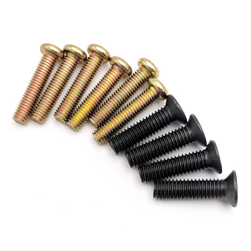 An Junsheng universal hand drill flat head anti-thread screw reverse screw thread drill chuck screw anti-hand electric drill 5mm screw (1 piece)