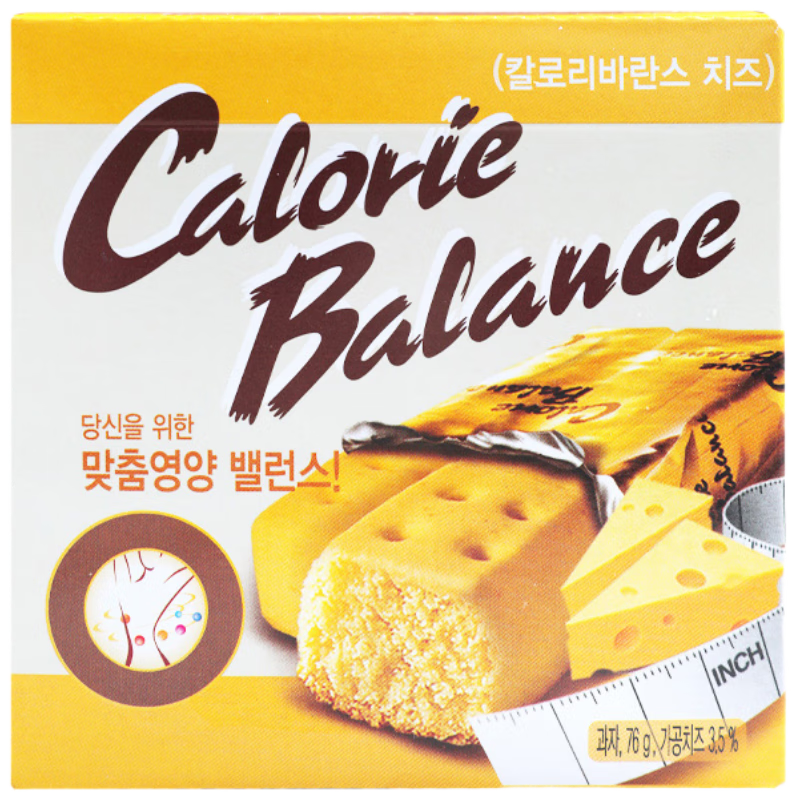 Haitai Korea imported cheese flavor compressed biscuits 76g cheese flavor compressed biscuits full meal replacement stick cheese snacks
