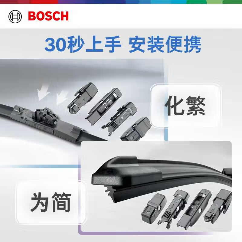 Bosch (BOSCH) windshield wiper 28/28 wind wing 12-17 Focus/18 post-Focus classic Focus RS Max