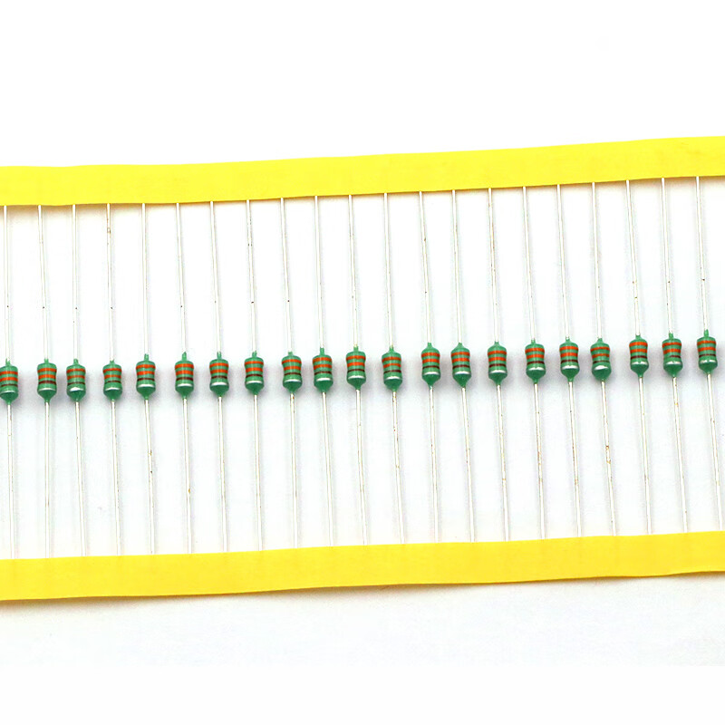 Dafuri 0307 color ring inductor 0.1uH/1uH/10uH/100uH/1mH 1/4W color code inductor inductor color code 0307 color ring inductor 0.47UH (50 pieces)