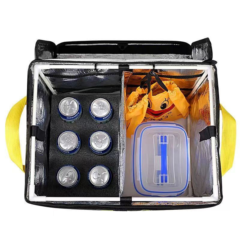 Meituan Takeout Box Food Delivery Car Insulated Box Commercial Stall Refrigerated Locked Waterproof Rider Equipment Crowdsourcing 45L Box (Medium Box/Suitable for Ordinary Riders) Package Four Bracket + Pad + Partition + Vehicle Rack