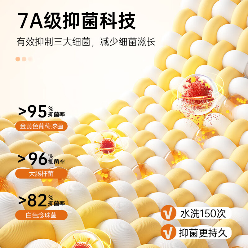 Yiershuang Class A 7A antibacterial, anti-mite and deodorizing 100% cotton women's T-shirt can be worn outside, round neck short-sleeved bottoming shirt for women