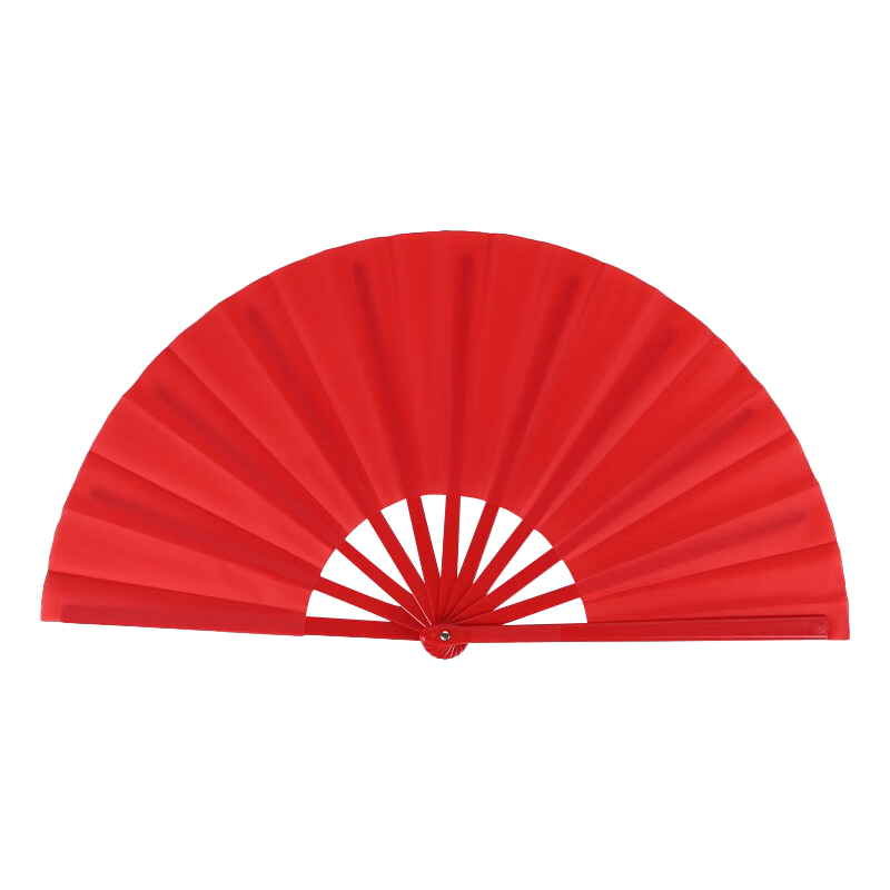 Extreme space folding fan Kung Fu fan martial arts performance dance fan birthday gift Chinese style one-foot red Tai Chi fan