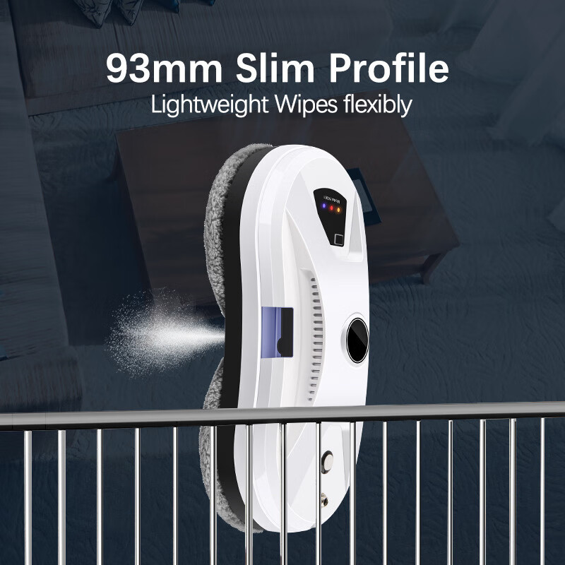 BMOI machine Ml same style automatic water spray window cleaning robot smart home fully automatic window cleaning electric layer double-sided glass cleaning artifact W11 (no water spray) British regulations
