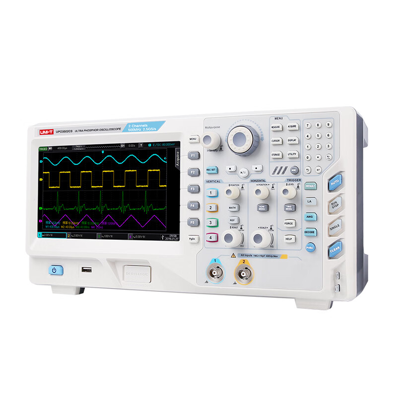 Unilever Industrial Products UPO3502CS digital fluorescence oscilloscope high-precision dual-channel 500M bandwidth oscilloscope