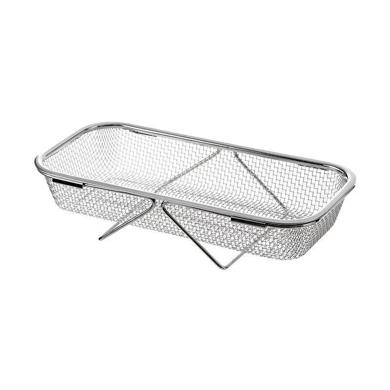 Kitchen sink rack drain basket retractable drain rack stainless steel sink vegetable basin wash basin drain large retractable model with bracket