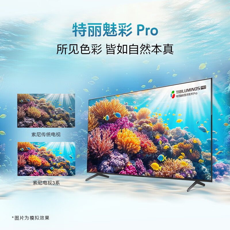 Sony (SONY) K-65S30 X80L upgraded model Sony TV 3 series 65 inches 2025 new product 4K HDR full screen TV level 2 energy efficiency state subsidy