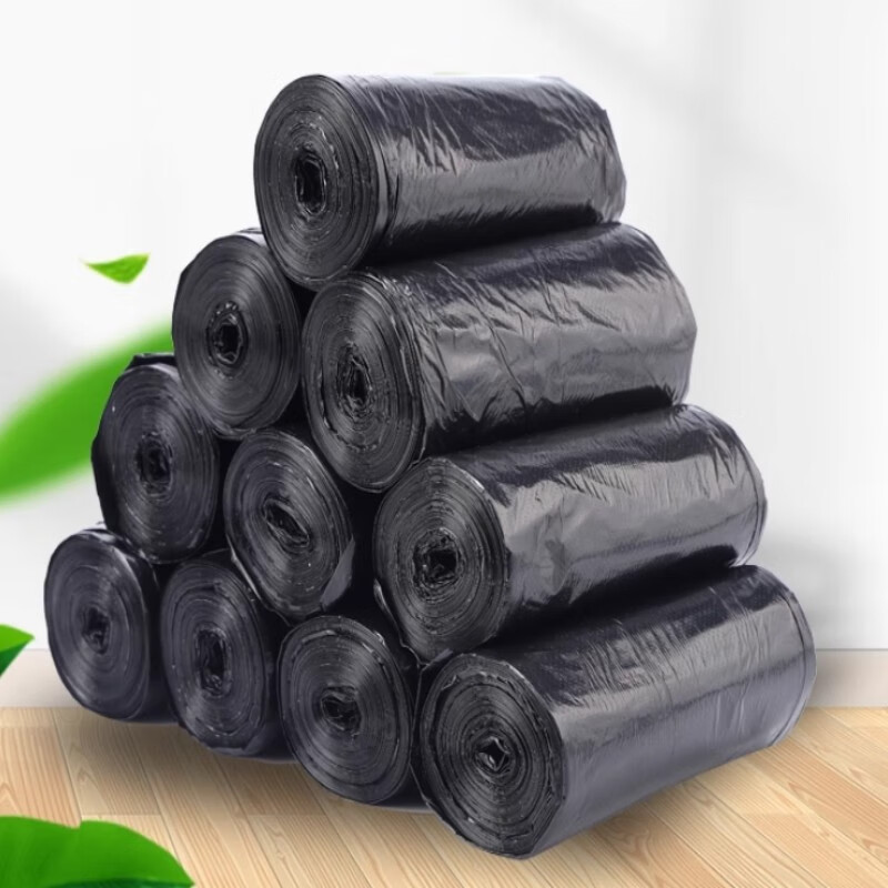Xianshi garbage bag new material black not easy to break 90*110 extra thick 4 wires 100 pieces