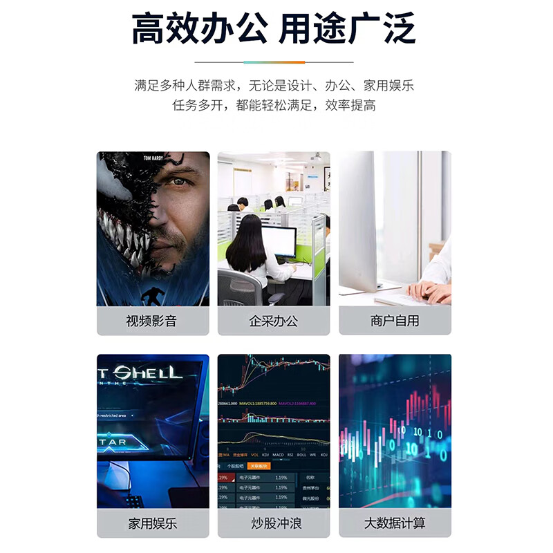 All-in-one computer Core i7 quad-core high-frequency commercial desktop office home game design online class entertainment 20/22/24/27-inch 2k high-definition full set 11 24-inch Core i7 quad-core high frequency/8G/256G solid state quasi-new