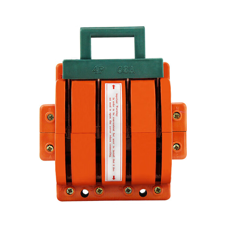 Two-way knife switch 220v double throw double throw 2p dual power conversion electric knife switch with head and reverse knife 4P_100A_non-transparent