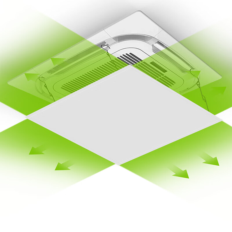 Suitable for Gree square ceiling machine central air conditioning outlet windshield windshield plate air duct machine anti-direct blow cover fabric white thickened version 100