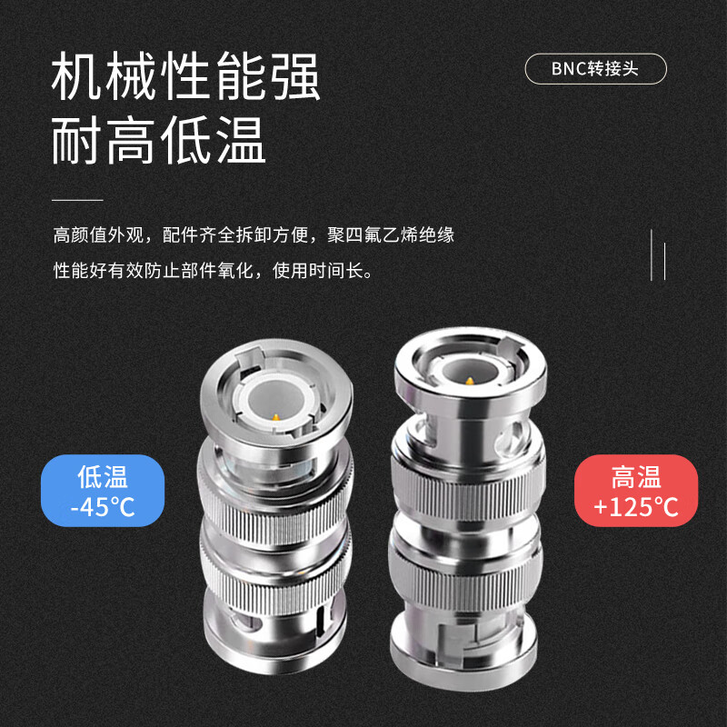 Jiudingxin BNC RF coaxial adapter SDI extension connector BNC female to female flange 1 BNC-KKF