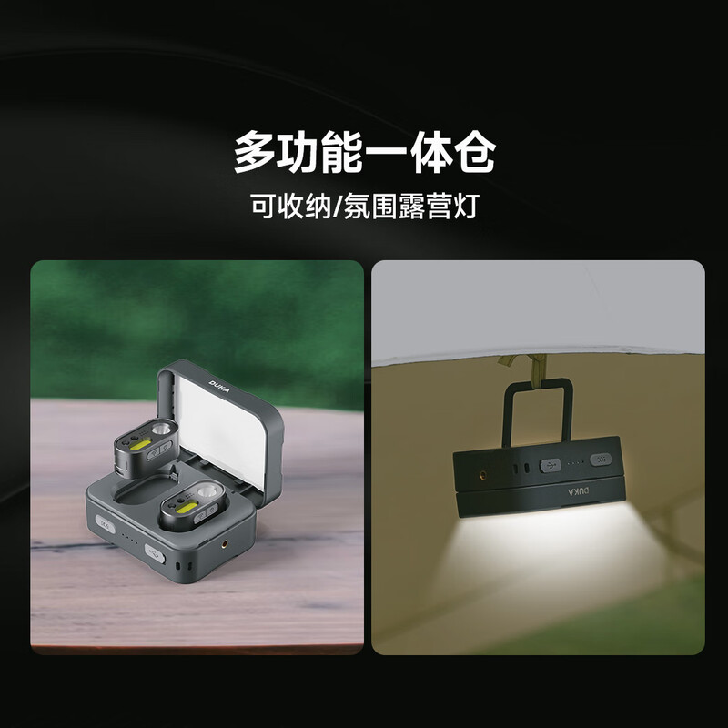 Duke multifunctional headlamp strong light charging outdoor night fishing head-mounted lighting MH1 dual lamp charging set