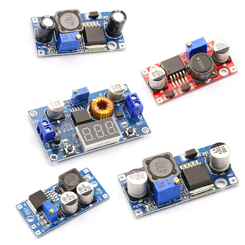 Dafuri LM2596S DC-DC DC adjustable voltage step-down power module board 24V to 12/5V3V3.3 high power LM2596S DC-DC adjustable step-down module (1 piece)